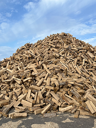 firewood pile